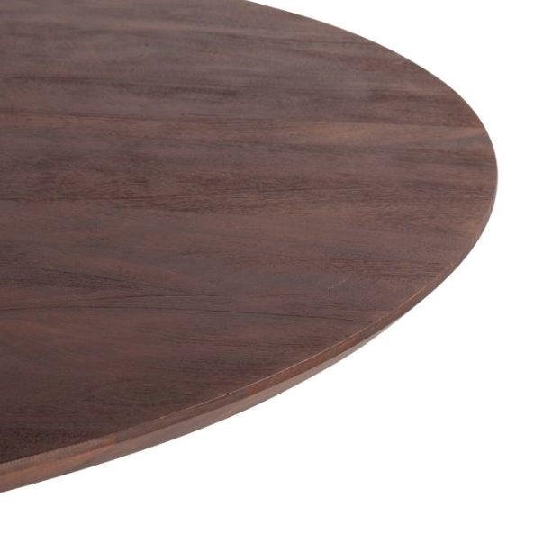 Cambridge 60" Round Dining Table: Tabletop Corner View