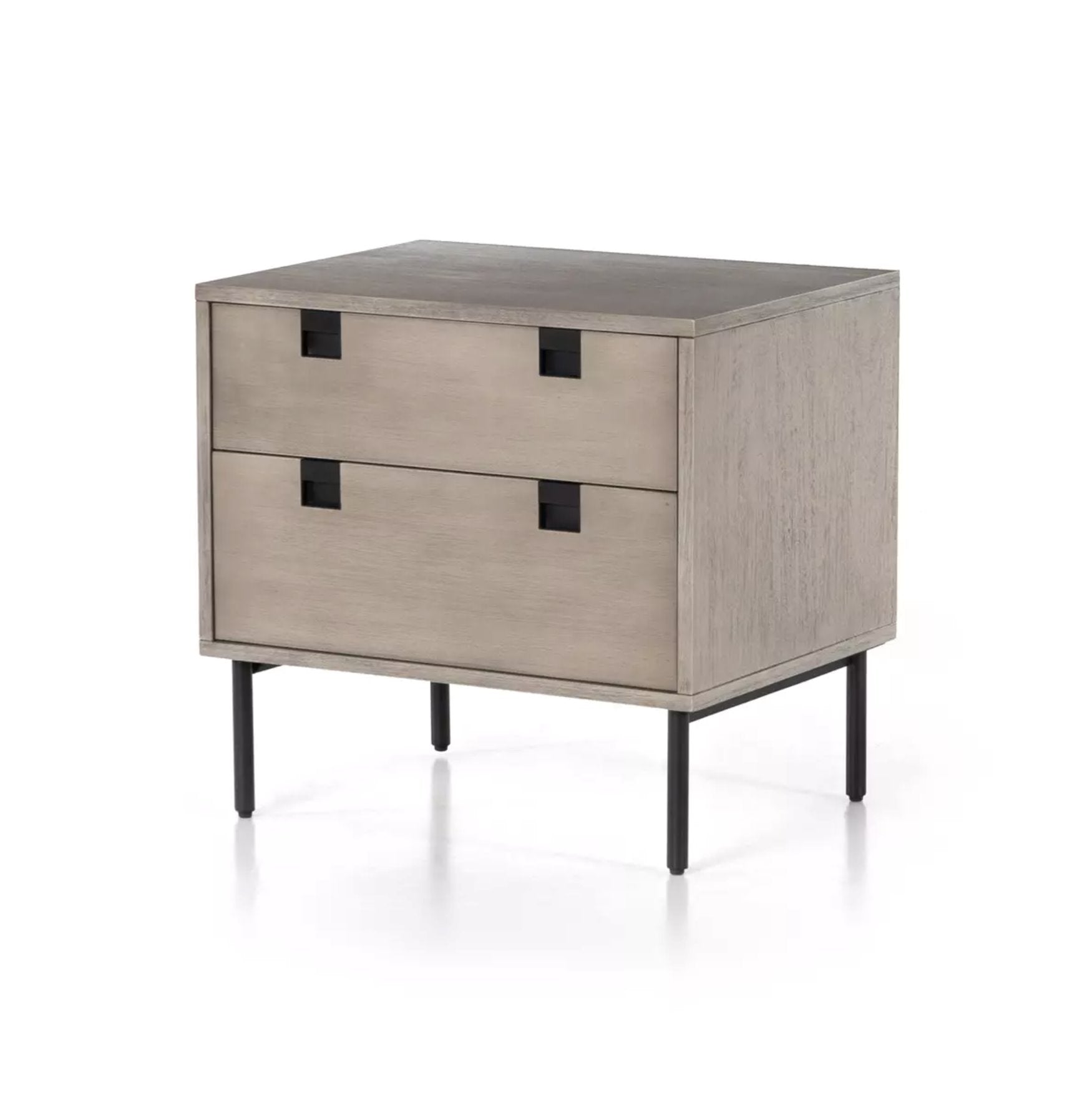 Carly 2 Drawer Nightstand: Product View