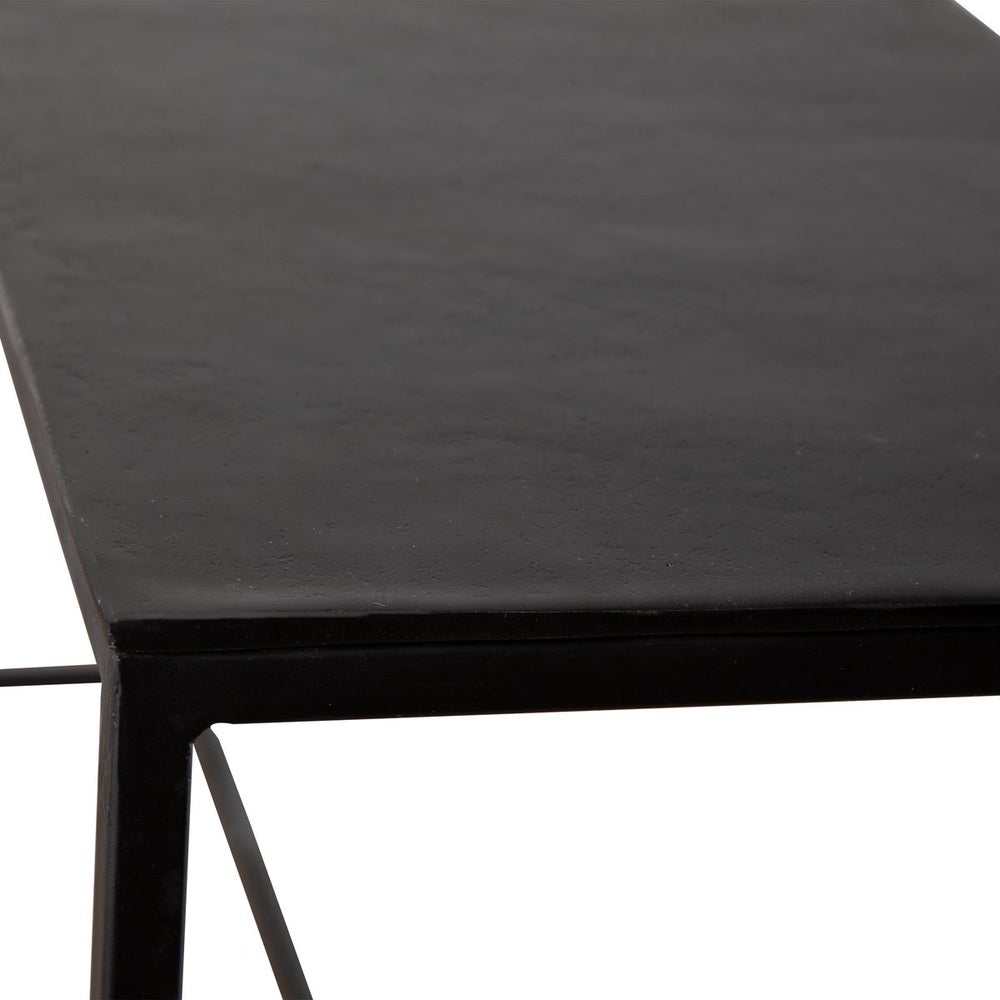 Coreene Console Large Table: Up-Close Product Corner View