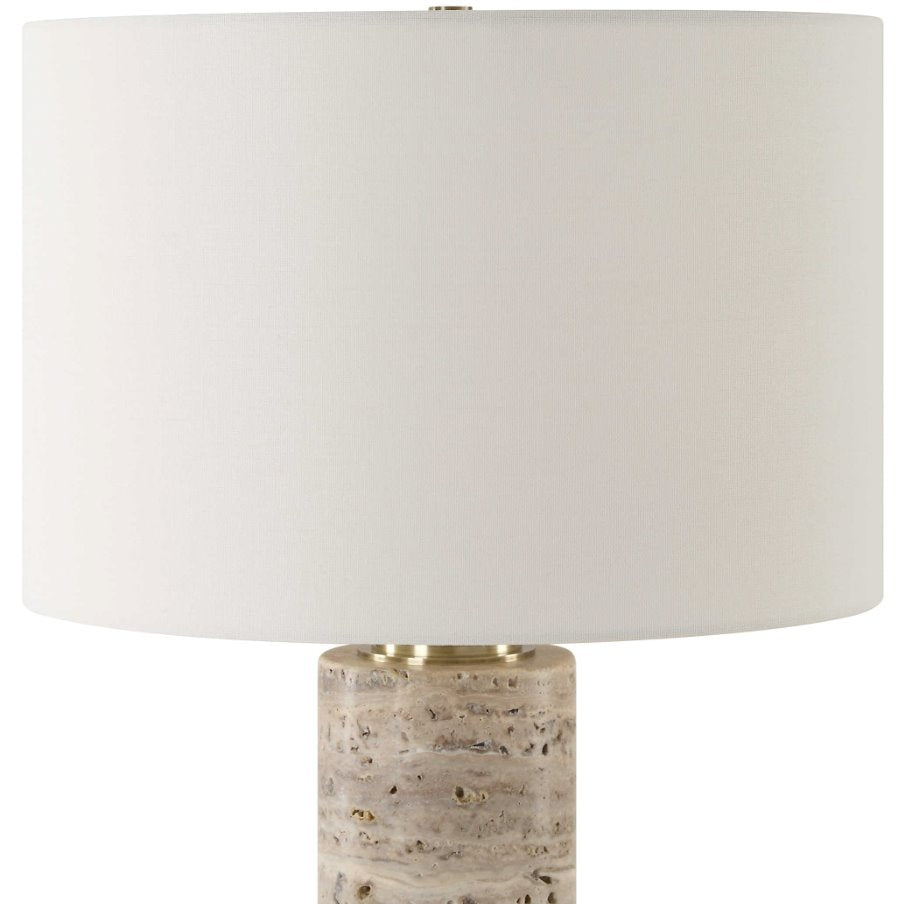 Cortado Table Lamp: Hardback Drum Shade