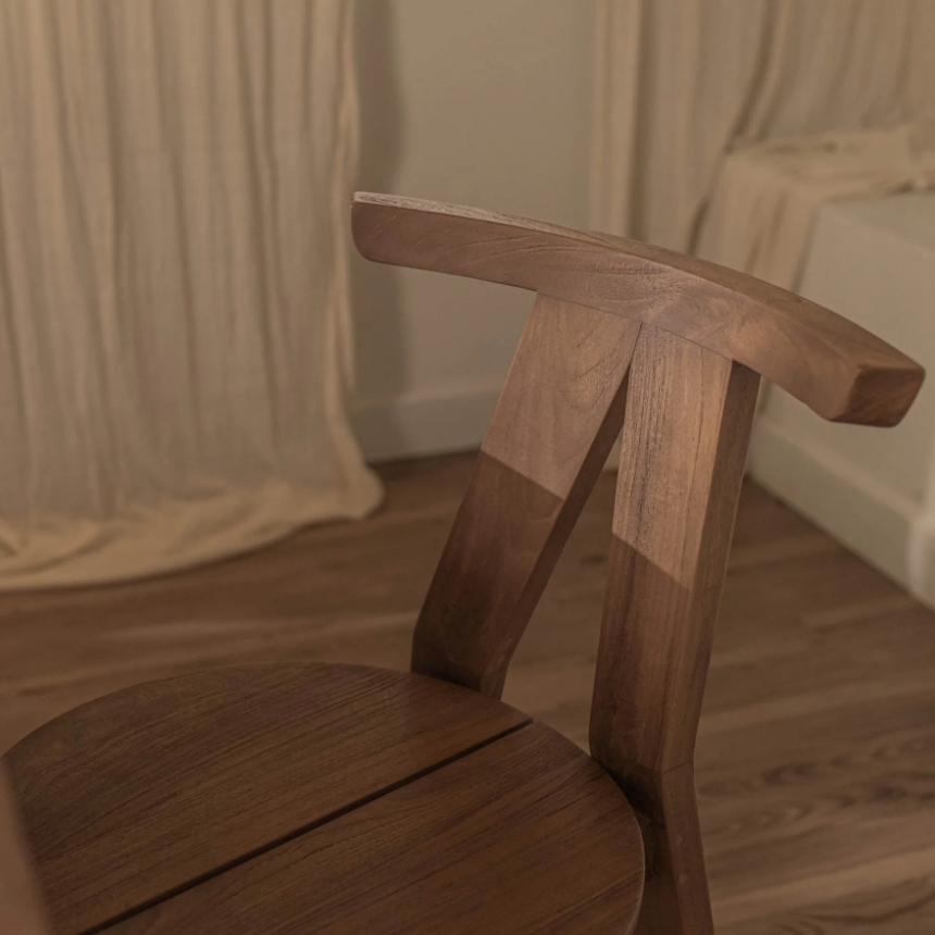 D-Bodhi Artisan Buffalo Dining Chair: Product Backrest View