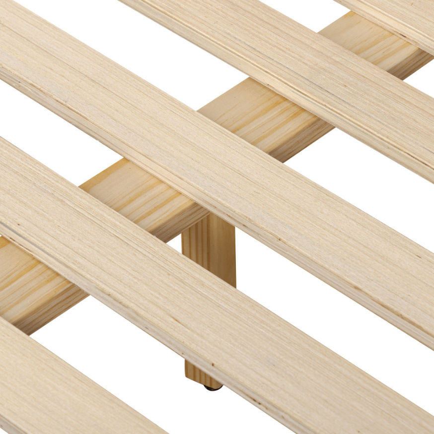 Amber Lewis X Four Hands Dalia Bed-Broadway Dune: Product Slats View