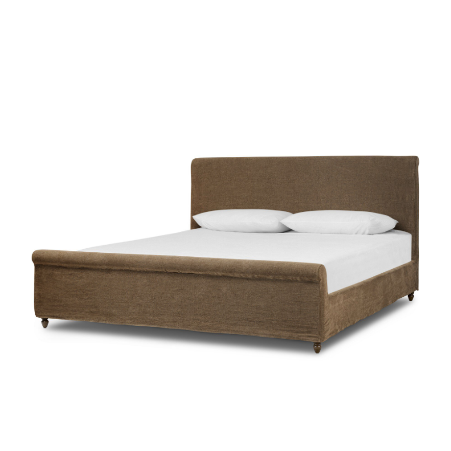 Amber Lewis X Four Hands Dalia Bed-Broadway Coffee: Product View