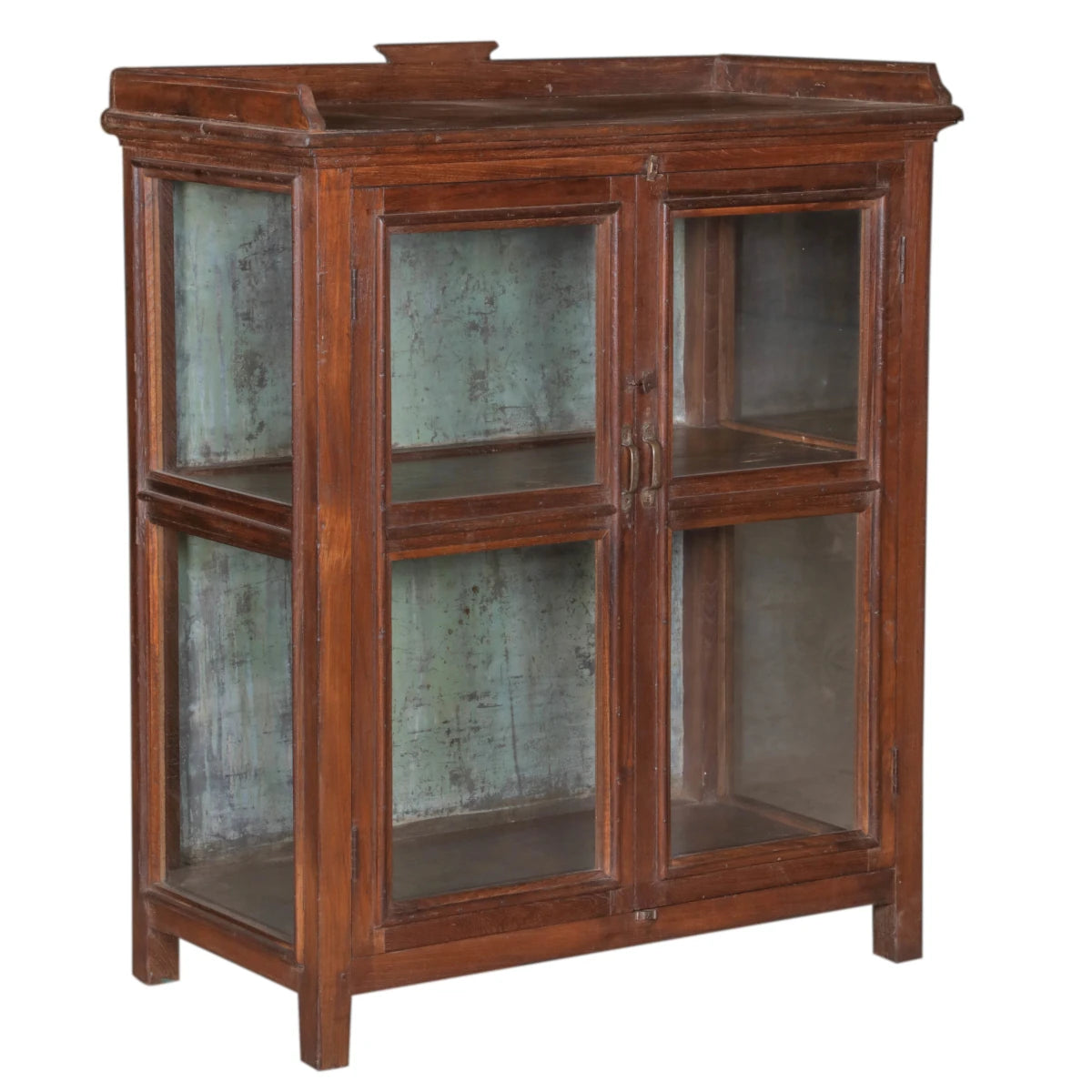 Dark Teak Lowboy Cabinet: Available at City Home PDX