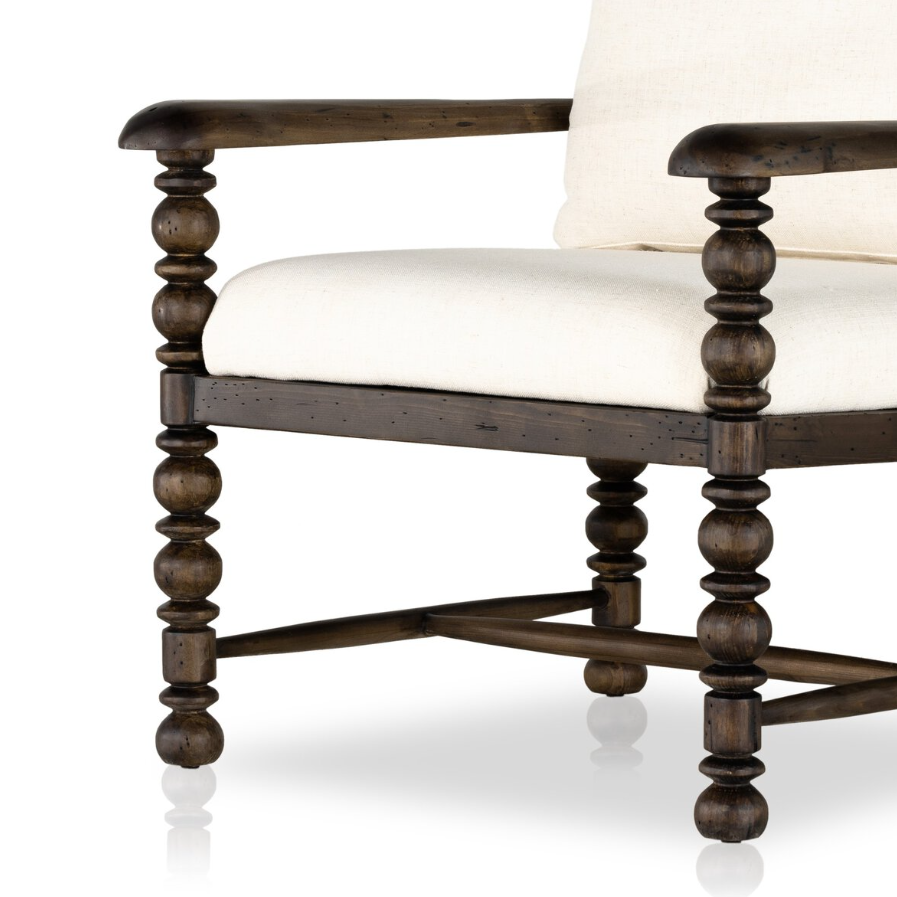 Davies Chair: Spindle Product Legs View