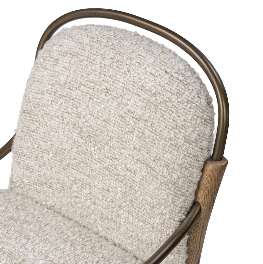 Amber Lewis x Four Hands Demi Dining Chair: Backrest Product View