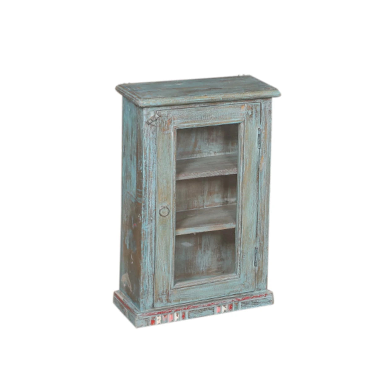 Wooden Cabinet with Glass-Style D: Product Style 1 View