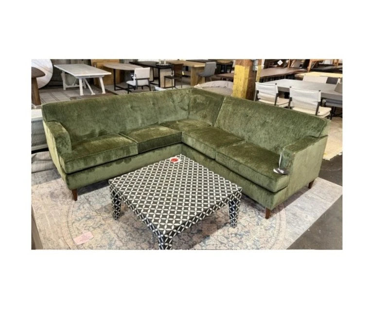 Draper Sectional:-THRIVE SPINACH Available at City Home PDX Outlet 