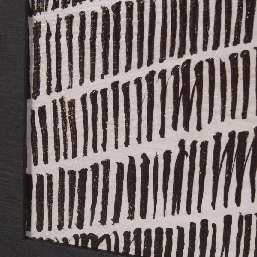 Delineation Framed Wall Art: Product Corner View