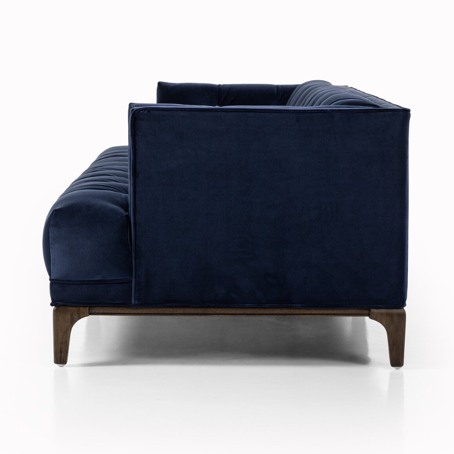 Dylan Sofs-Sapphire Navy: Product Side View