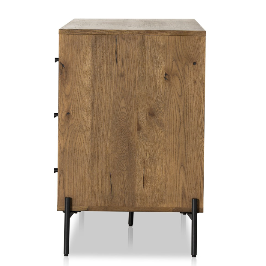 Eaton 9 Drawer Dresser: Product Side View