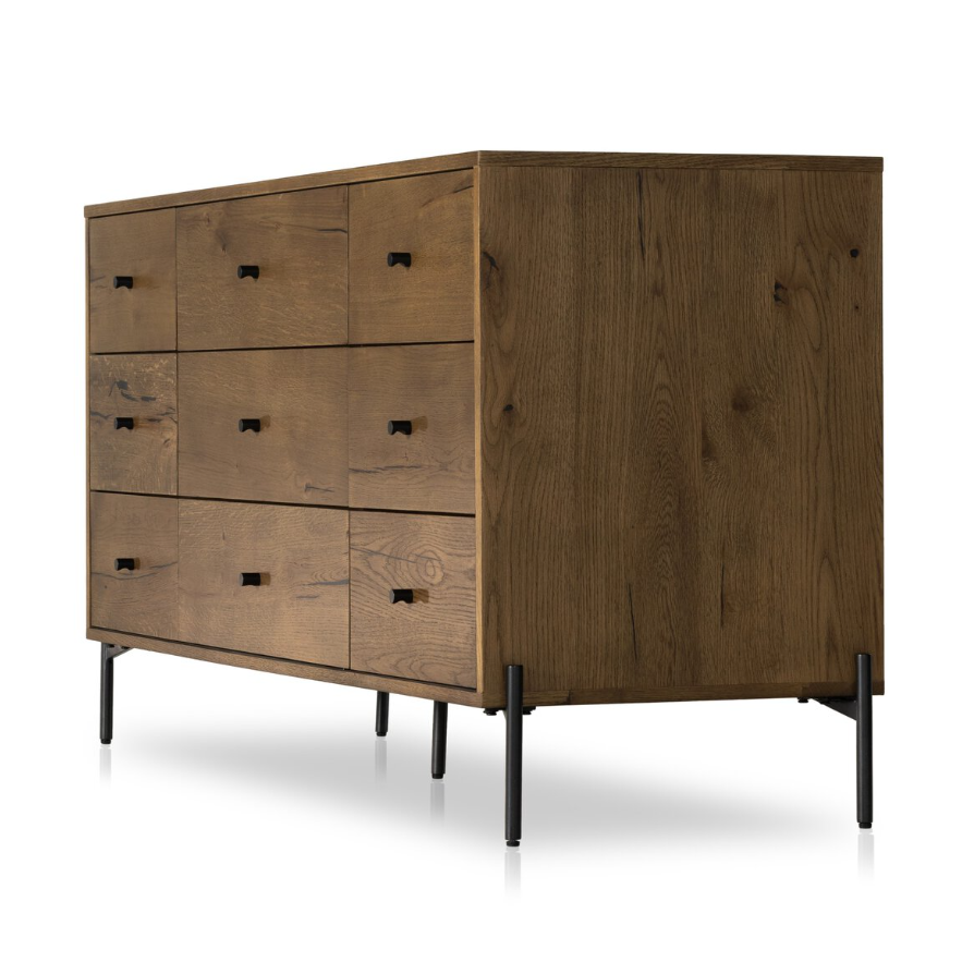Eaton 9 Drawer Dresser: Product Quarter View