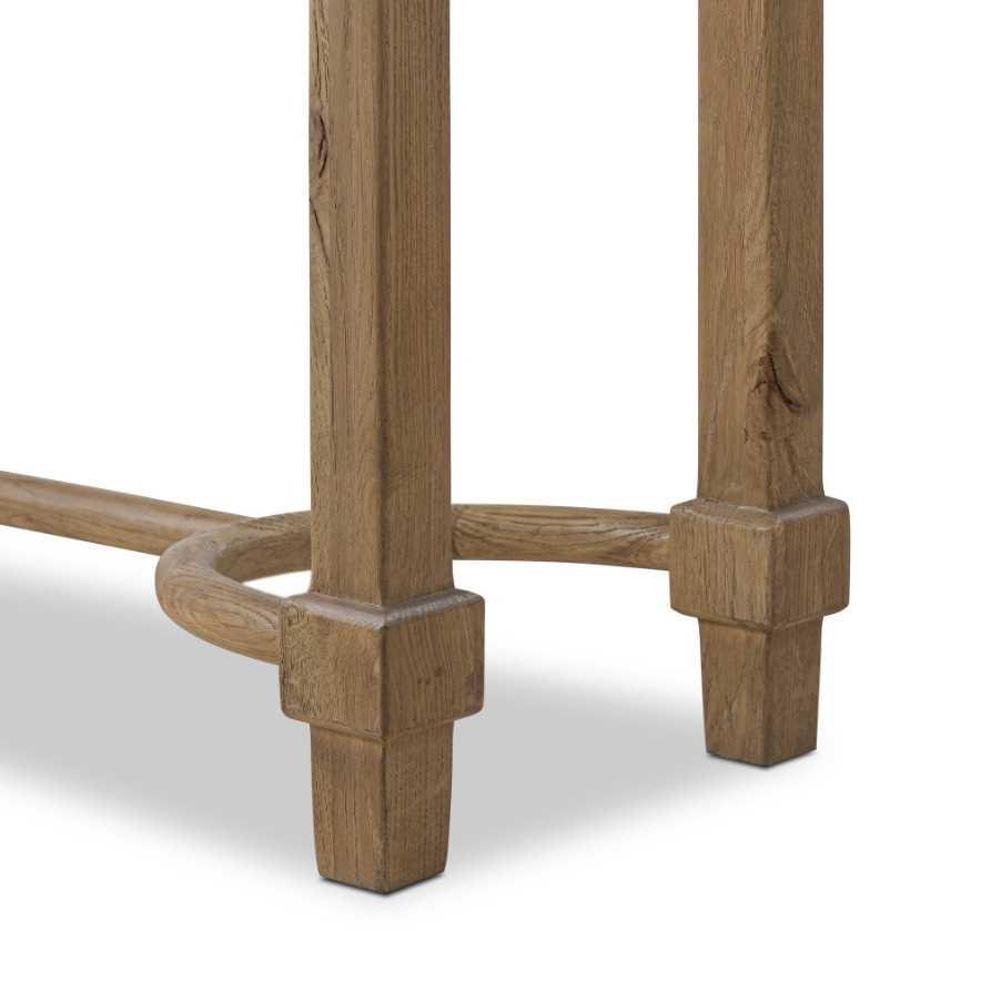 Amber Lewis X Four Hands Edison Console Table: Product Legs View