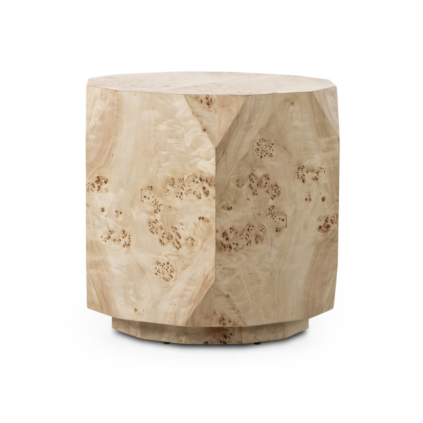 Elena End Table: Product Side View