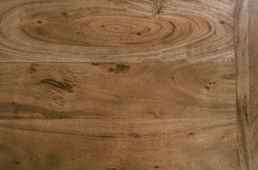 Ellipse Coffee Table: Up-Close Wood Finish View