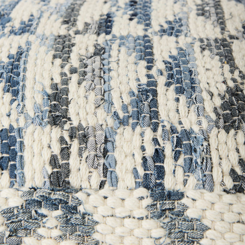 Eshana Pouf: 2nd Up-Close Pattern View 