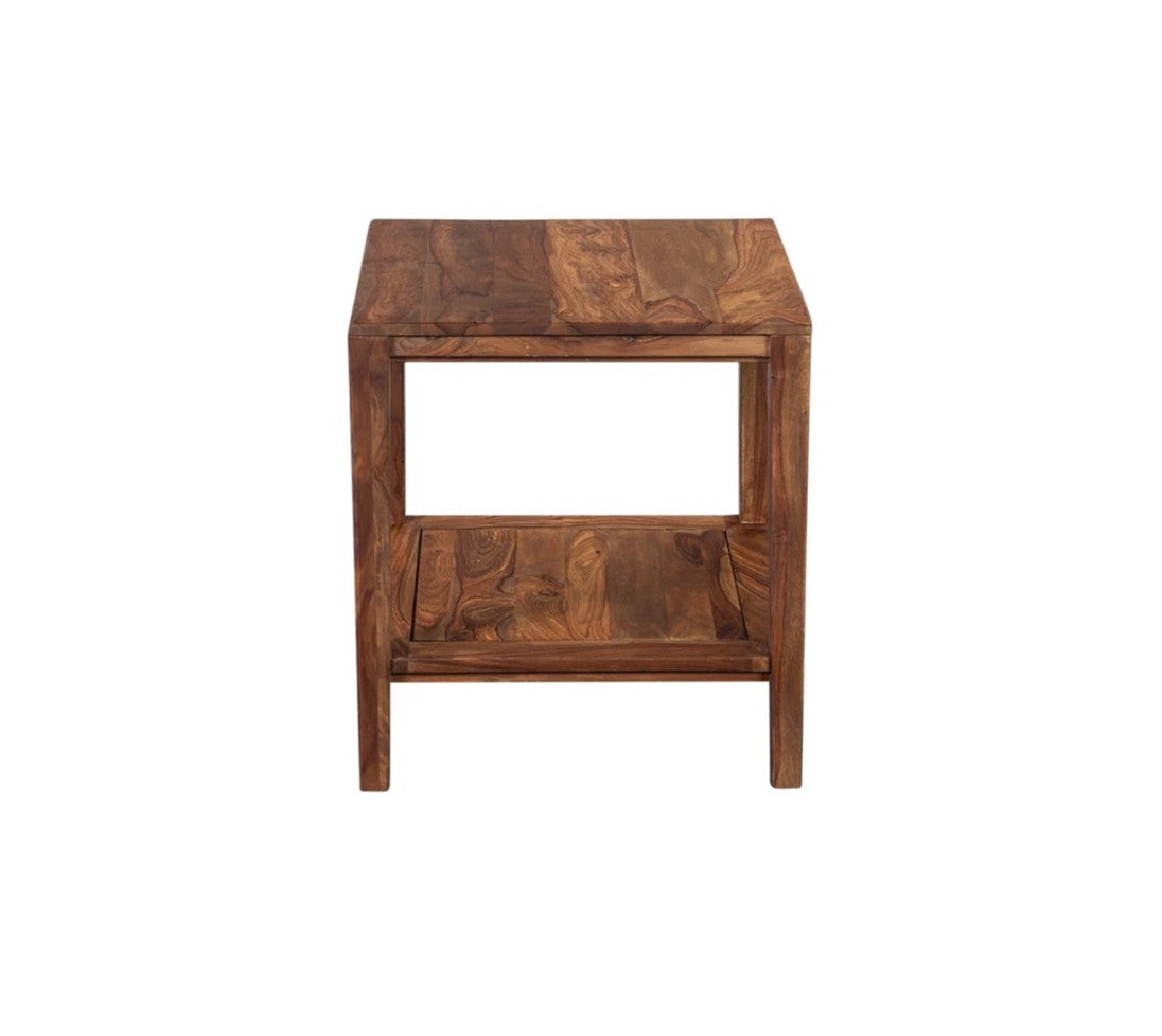 Fall River End Table-Natural: Product Side View