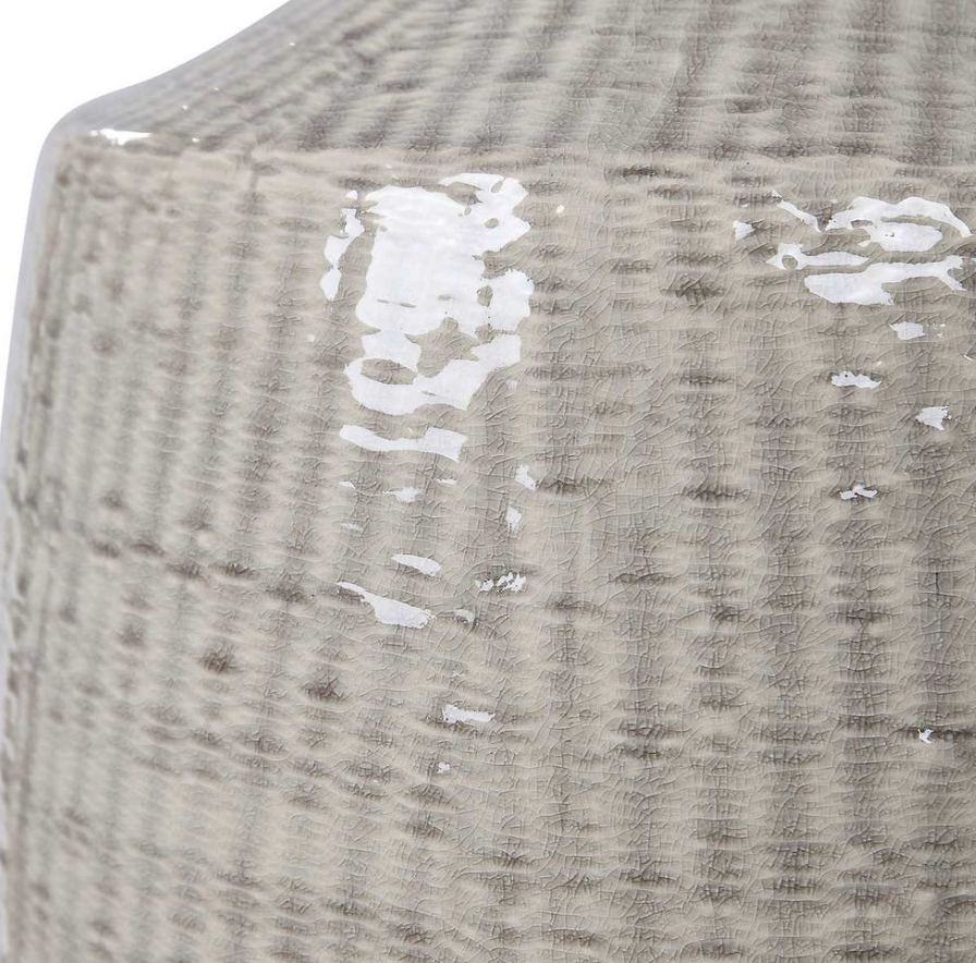 Felipe Table Lamp: Base with Distressed Finish View