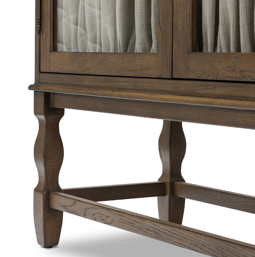 Amber Lewis X Four Hands Finley Cabinet: Product Legs View