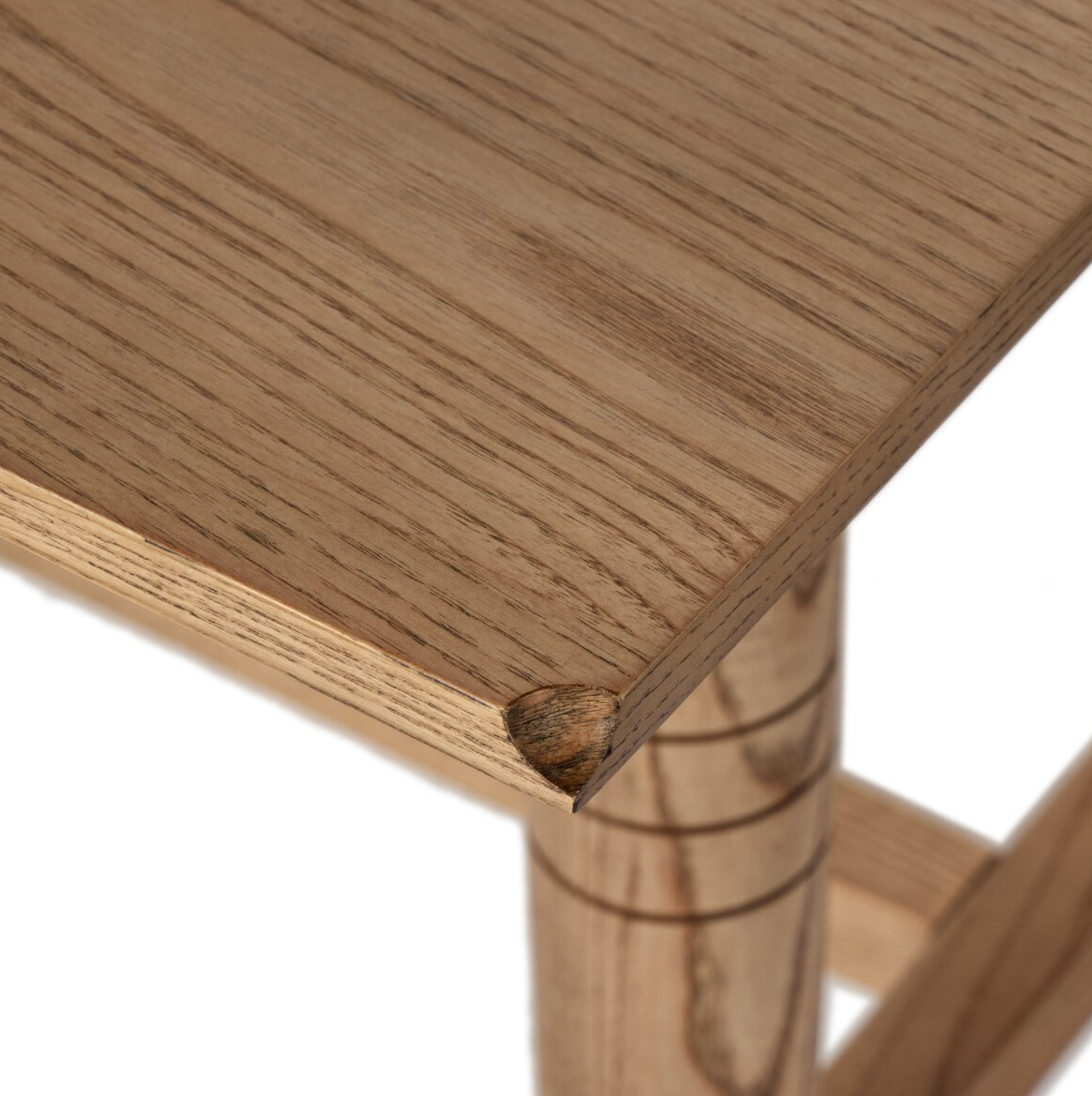 Flip Top Console Table: Product Corner View