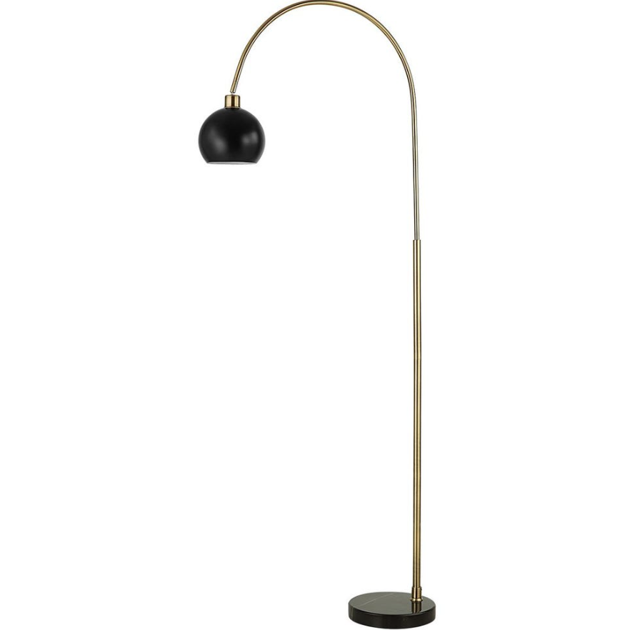Antique Brass Floor Lamp: Available at City Home PDX
