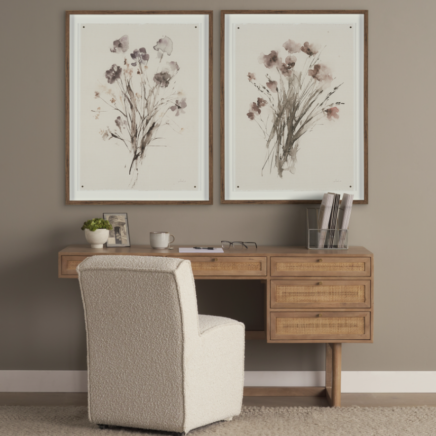 Floral Impressions Wall Art: Product Style View