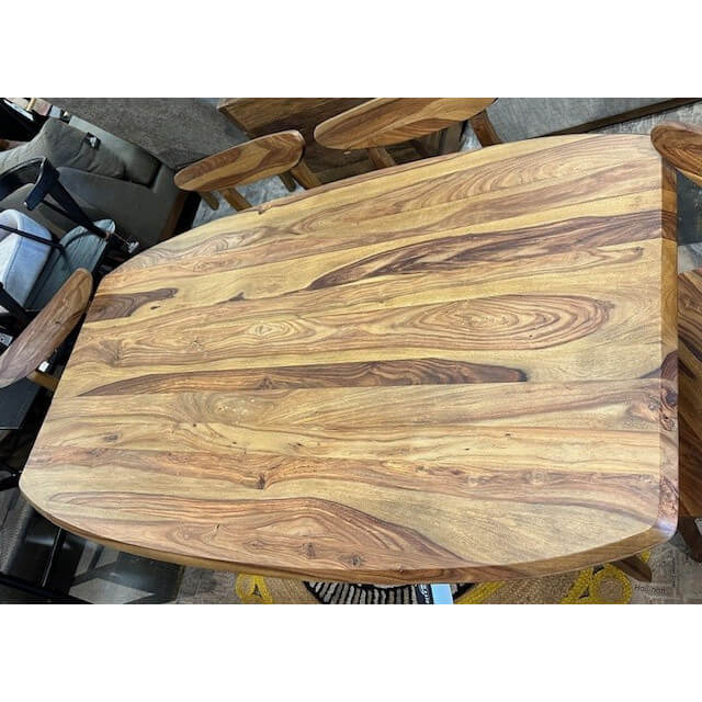 71" Fusion Dining Table: Tabletop View