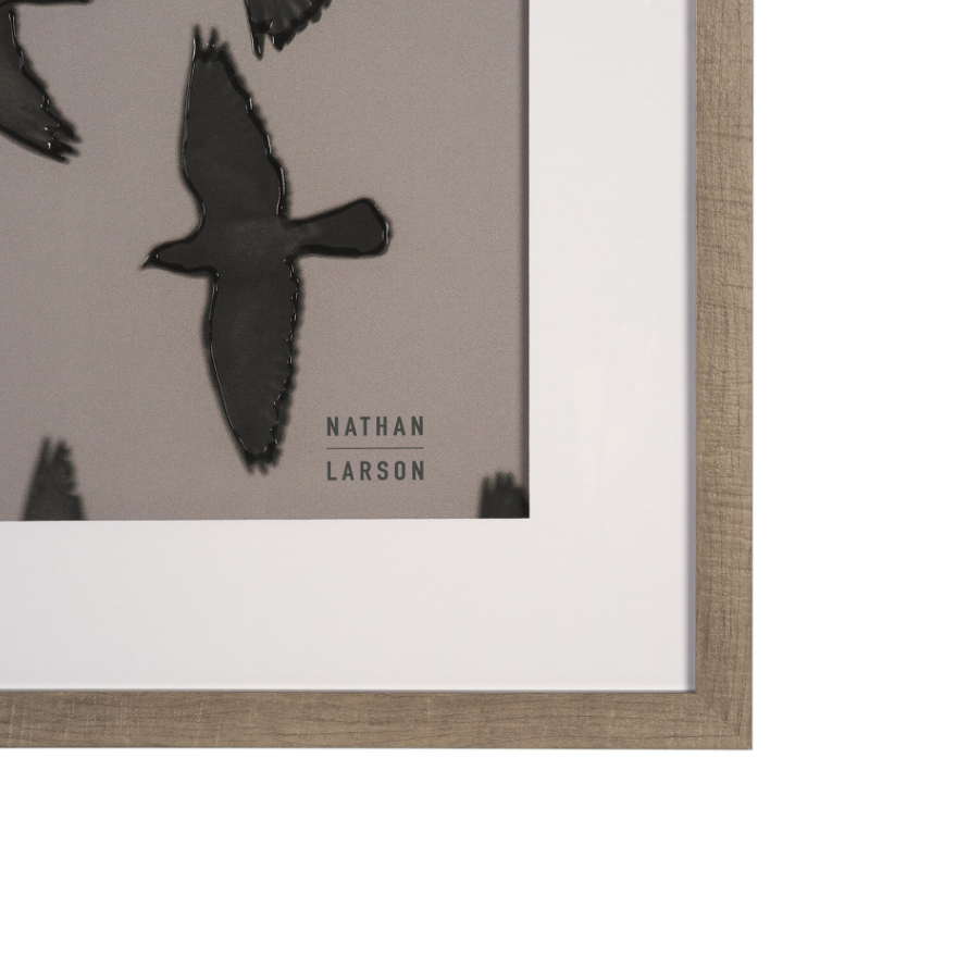 Flock I Wall Art: Front Up-Close Product View