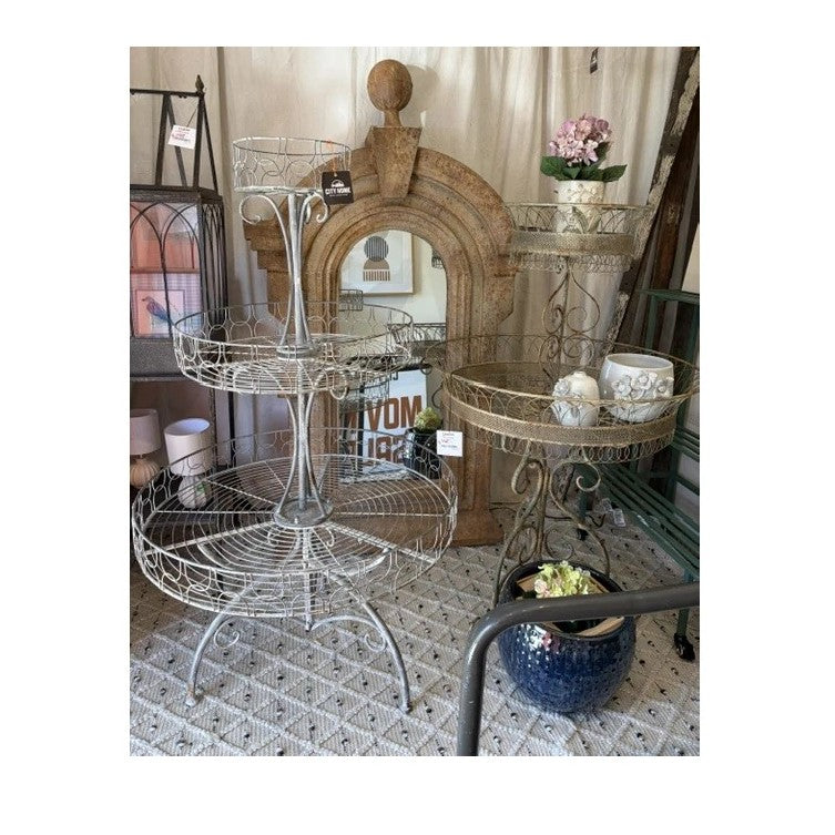 Garden Wire Tiered Object: Available at City Home PDX Outlet 