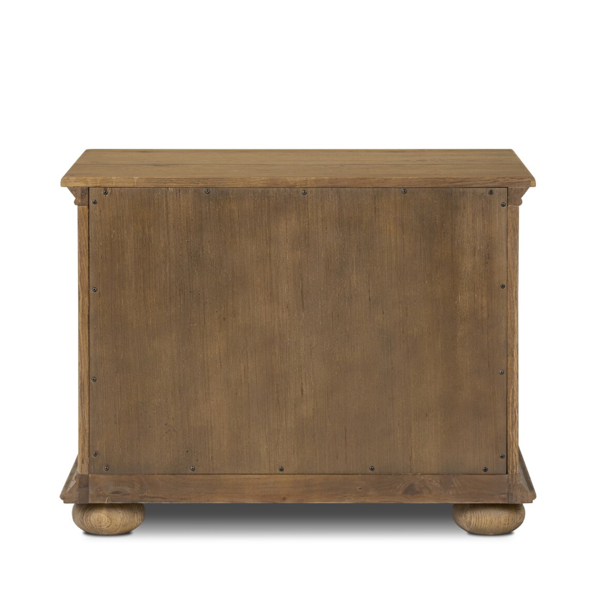 Amber Lewis X Four Hands Geoffrey Nightstand: Product Back View