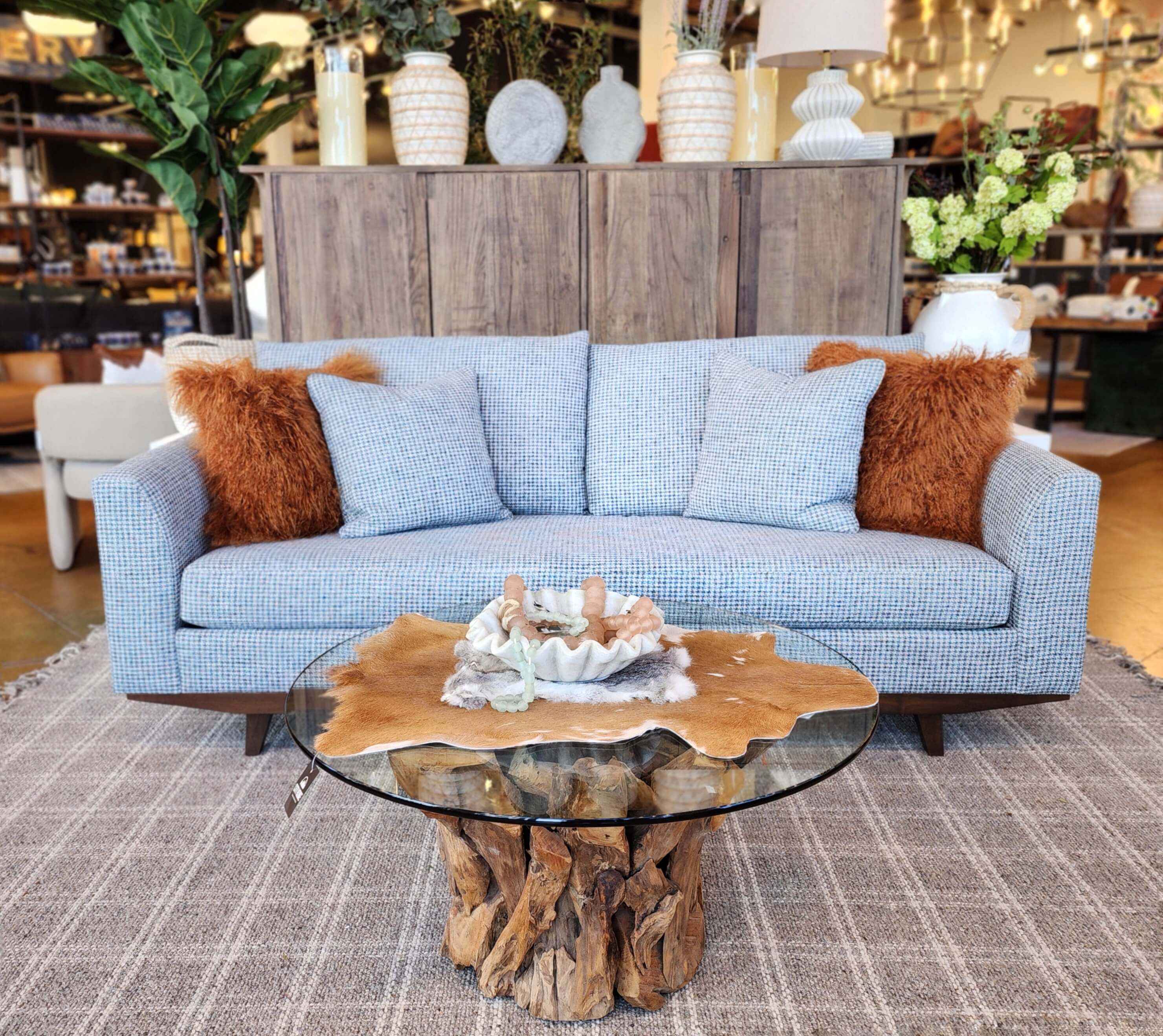 Gino Sofa in Esquire Ocean: Available at City Home PDX