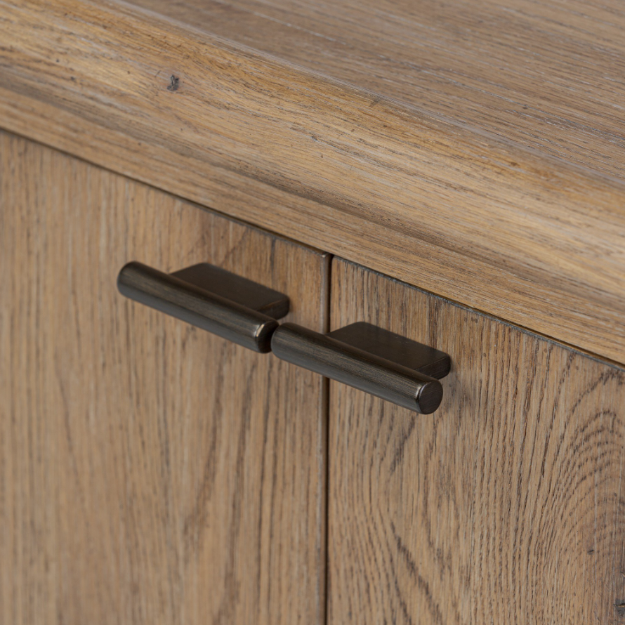 Glenview 4 Door Sideboard: Up-Close Product Hardware View