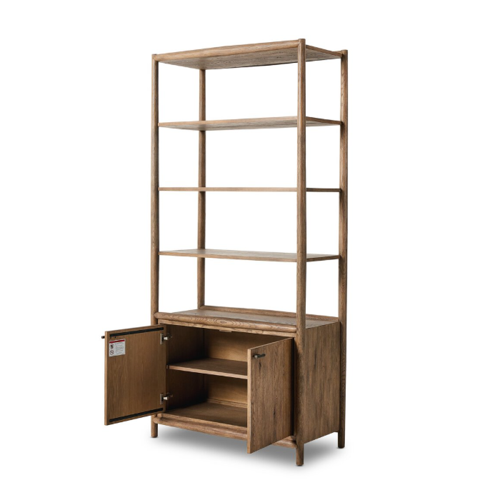 Glenview Bookcase: Open Storage Product View