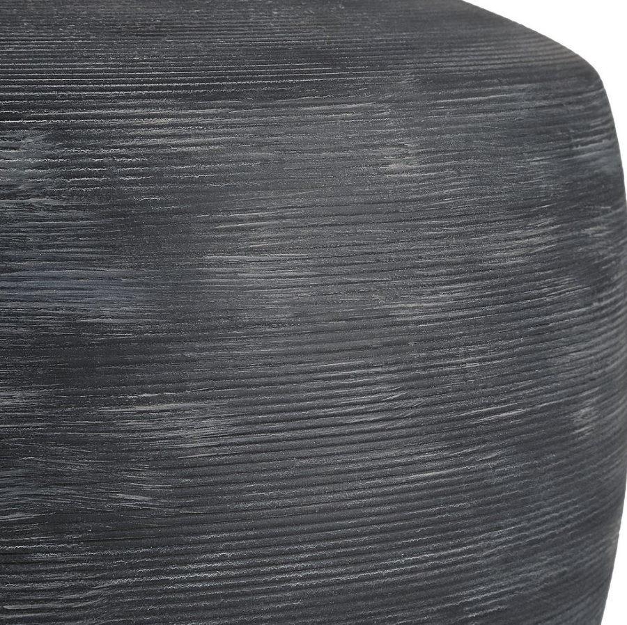 Graphite Table Lamp: Ceramic Base View