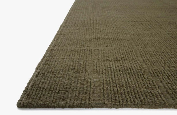 Jeremiah Brent X Loloi Greenwich Rug in Sage: Product Pile Height