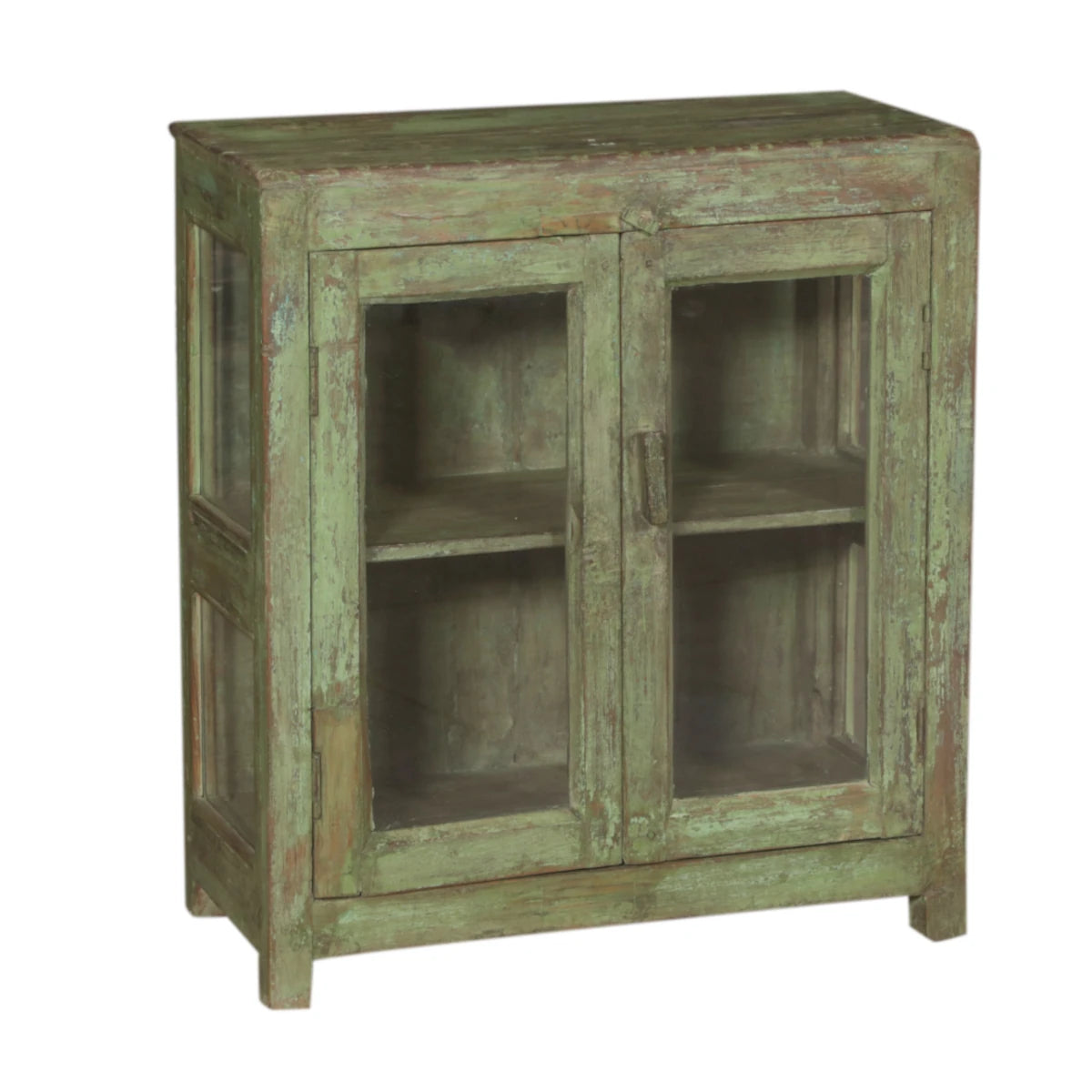 Painted Cabinet with Glass-Style E: Product View