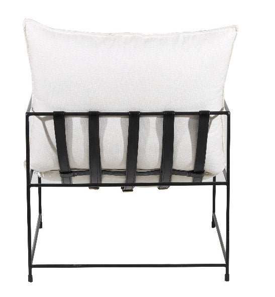 Hagen Fabric Accent Chair: Product Back View