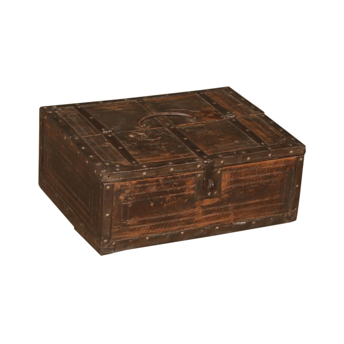 明治時代 木製ボックス Wooden Box Handcrafted Teak Wood Box | Found + Collected | City Home PDX