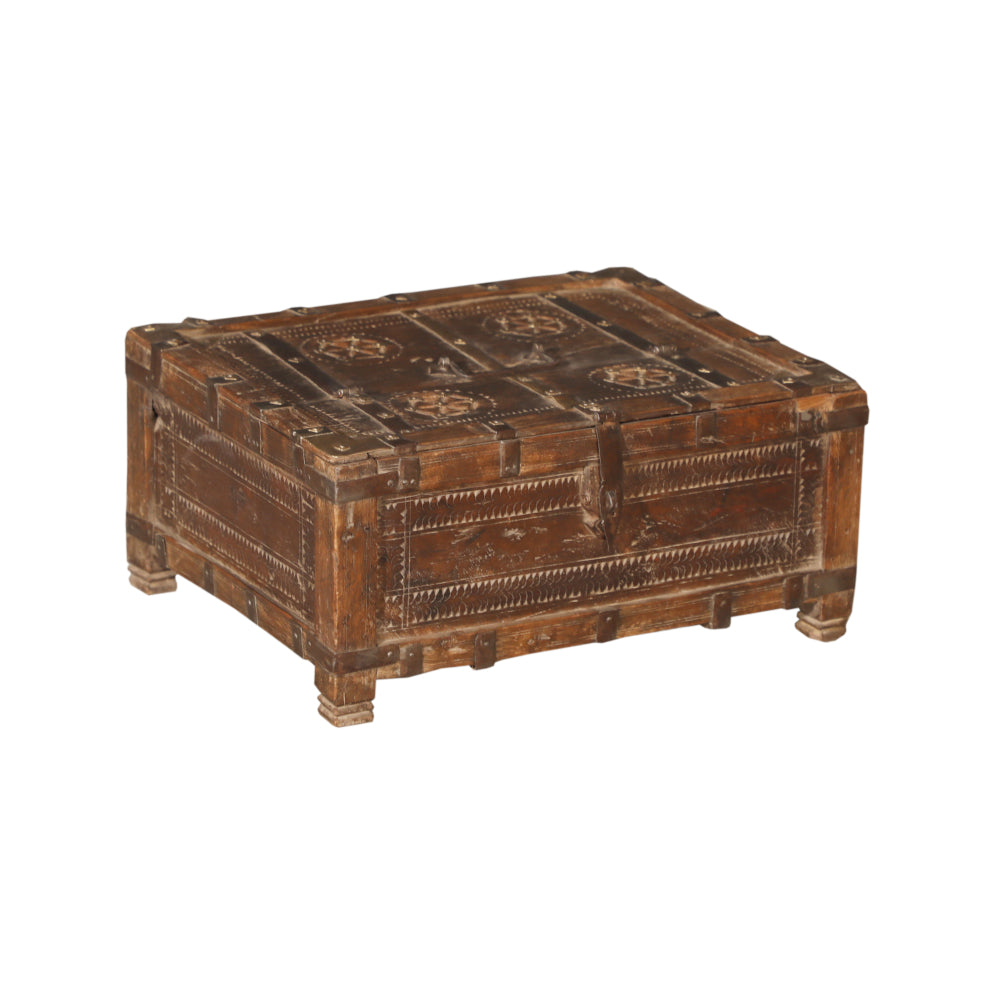 Handcrafted Teak Wood Box | Found + Collected | City Home PDX