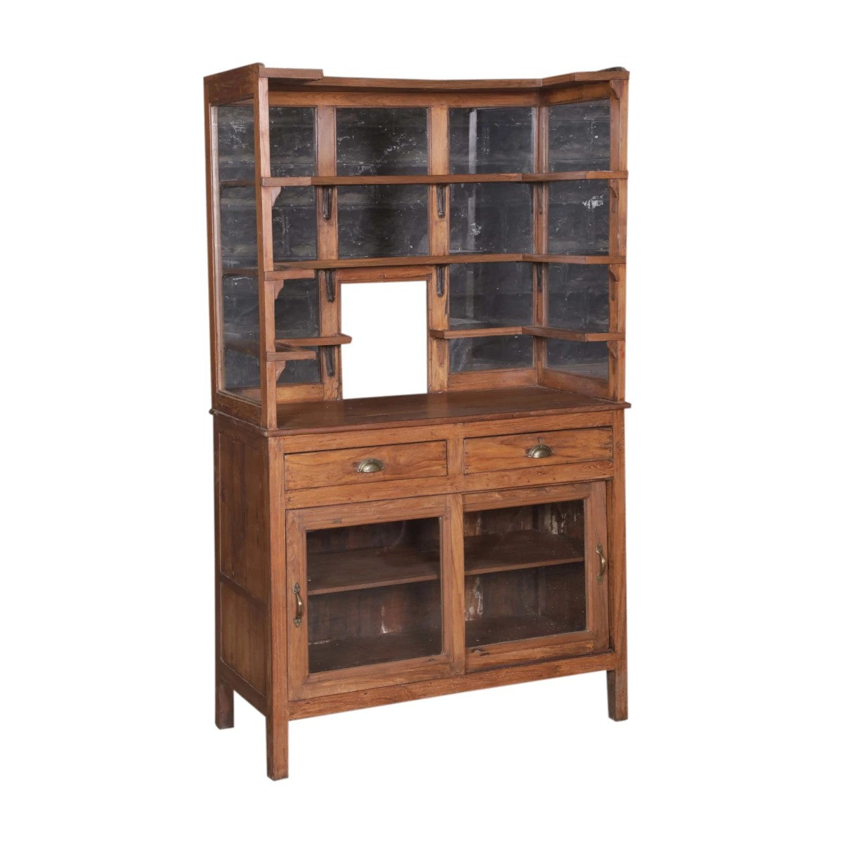 Handcrafted Cabinet with Glass-Style Two: Product View