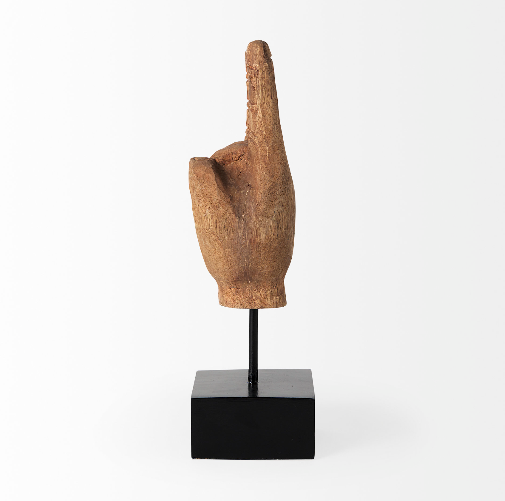 Hang Loose Hand Sculpture: Product Side View