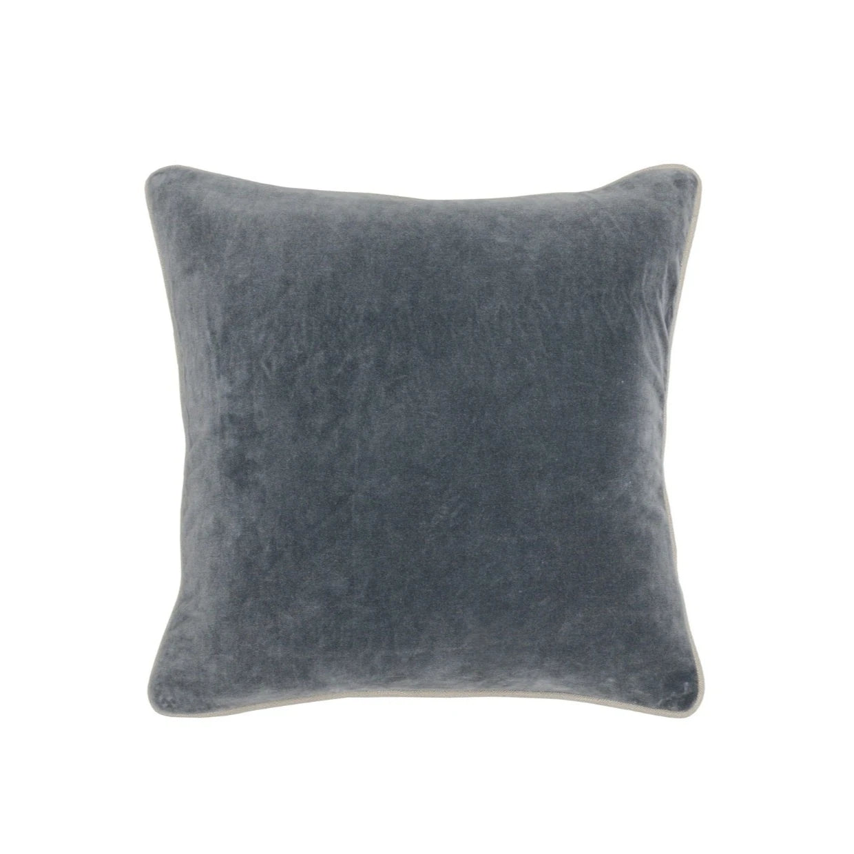 Heirloom Velvet Pillow-Stone Grey: Available at City Home PDX
