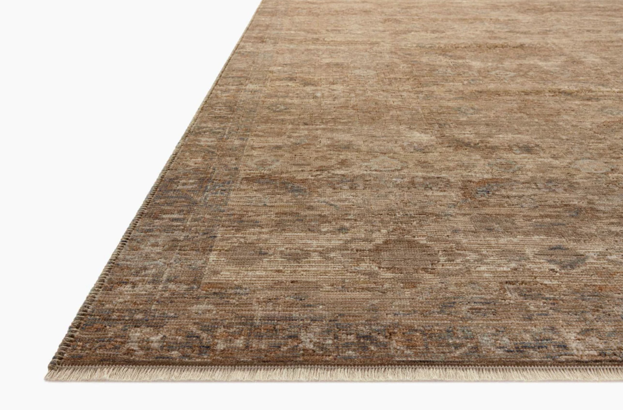 Heritage Rug in Natural/Mist: Pile Height View
