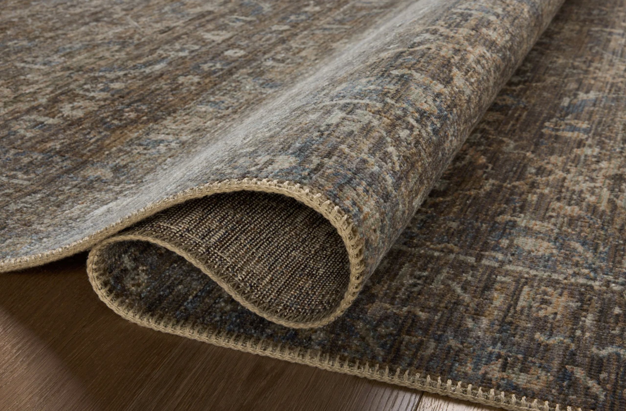 Heritage Rug in Lagoon/Tobacco | Home Textiles | City Home PDX