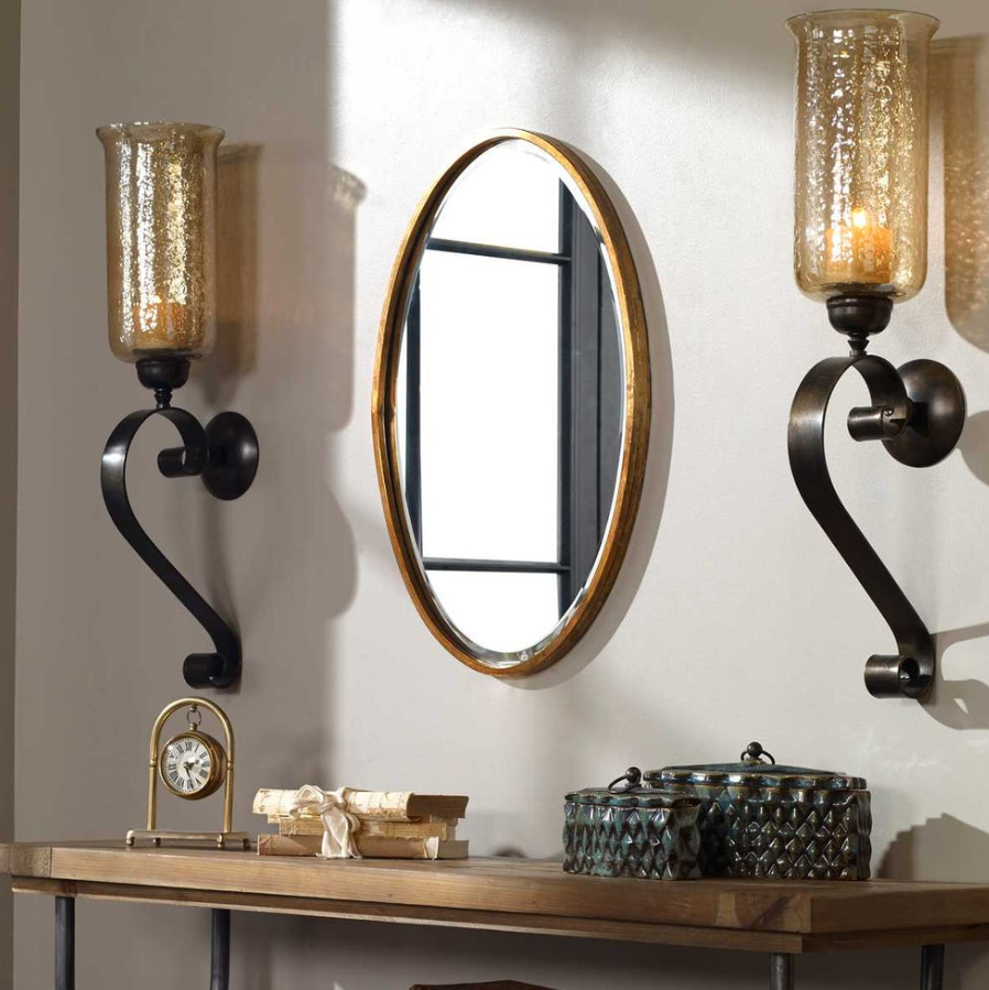 Herleva Oval Mirror: Product Style View
