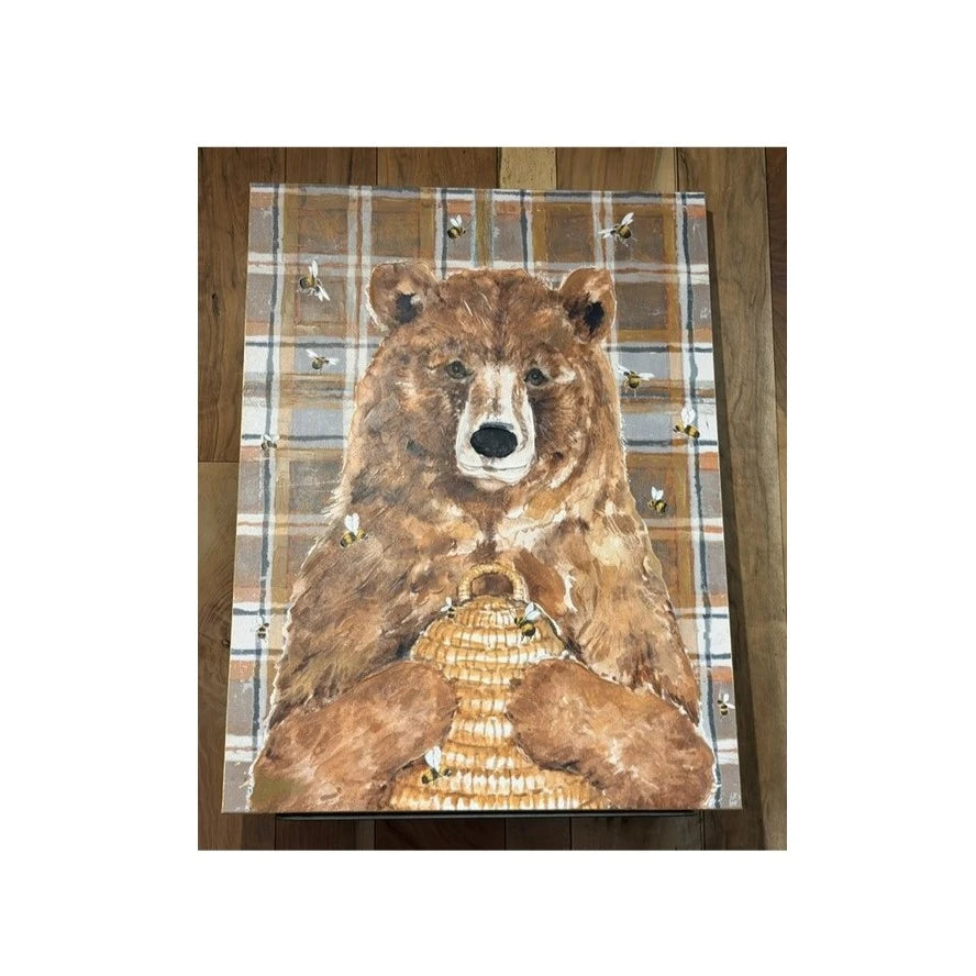 Honey Animal Wall Art-Style Bear: Available at City Home PDX