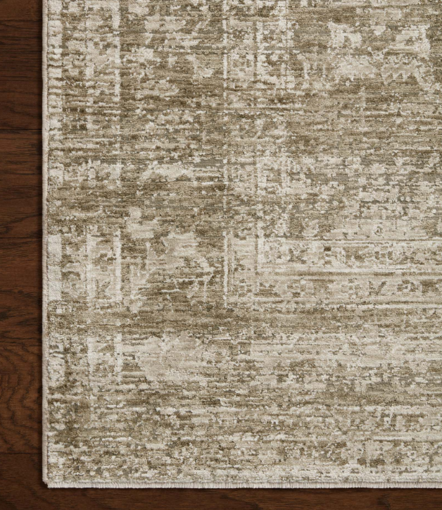 Amber Lewis X Loloi Honora Rug in Khaki/Beige: Product Pattern View