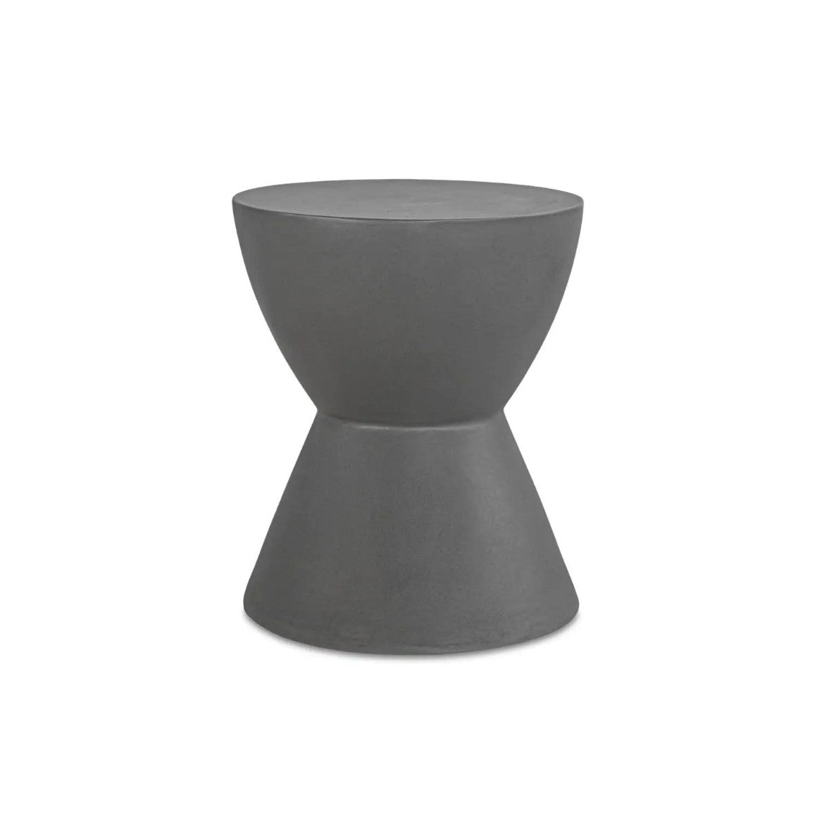 Hourglass Outdoor Stool: Front Product View
