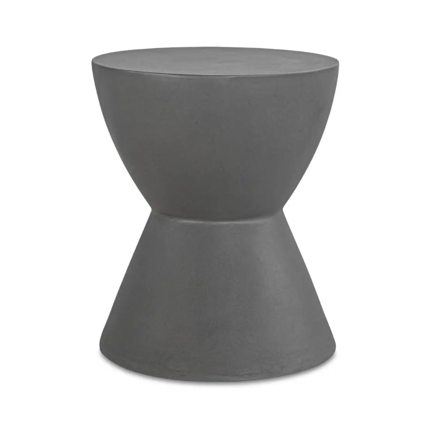 Hourglass Outdoor Stool: Available at City Home PDX