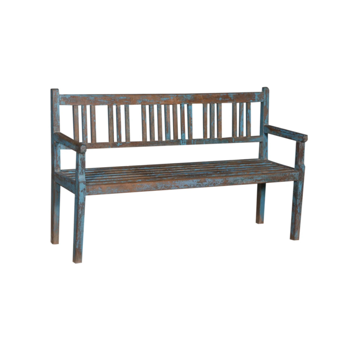 Handcrafted Painted Bench - shop handmade furniture at City Home